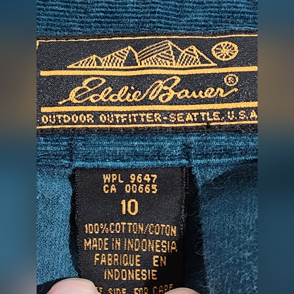 EDDIE BAUER long Corduroy Button up pleated skirt. Size 10. See measurements - Picture 6 of 8